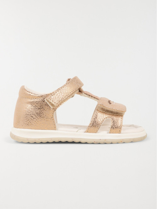 Sandales à scratchs lapin...
