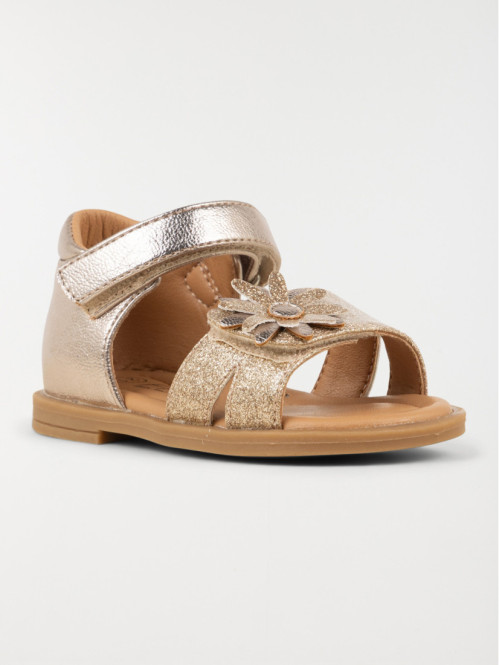 Sandales à scratch fleur...