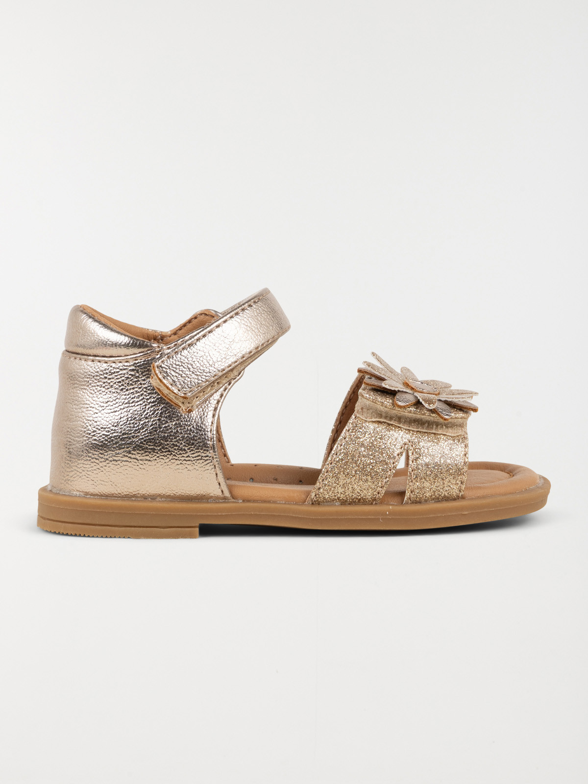 Sandales à scratch fleur fille (16-23)