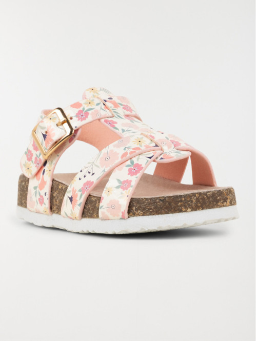 Sandales fleuries fille...