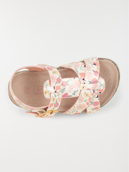Sandales fleuries fille...