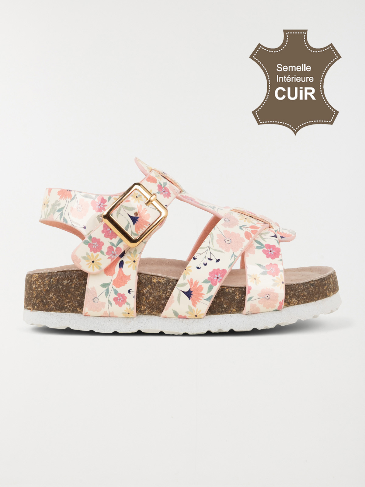 Sandales fleuries fille (20-23)