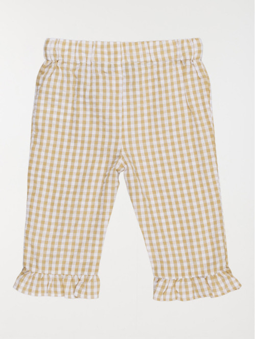 Pantalon à carreaux fille...