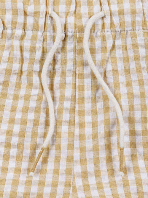 Pantalon à carreaux fille...