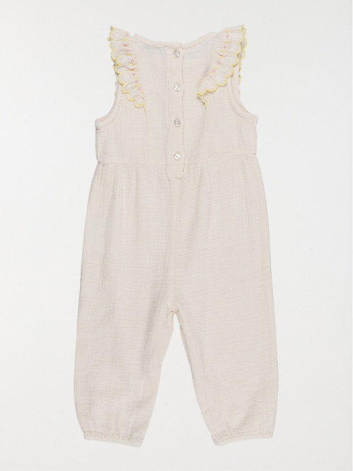 Combinaison broderies fille...