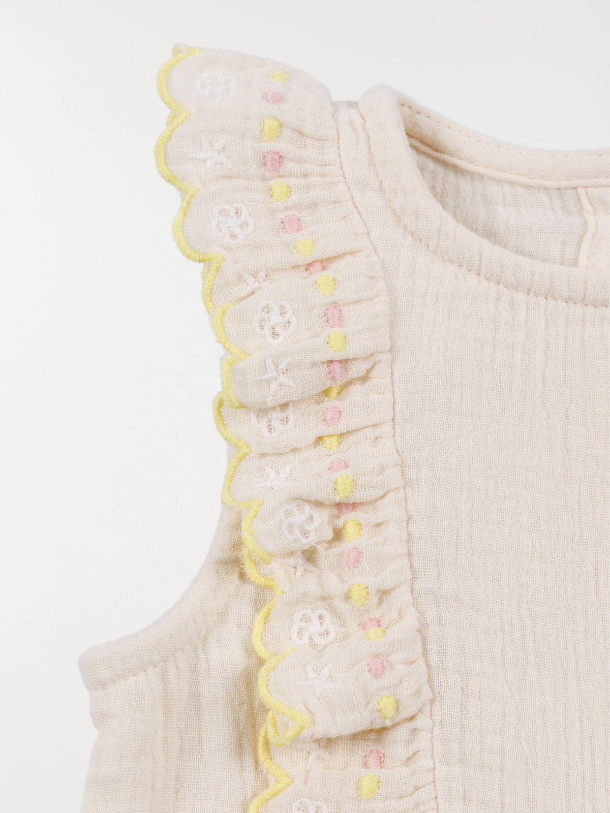 Combinaison broderies fille (3-36M)