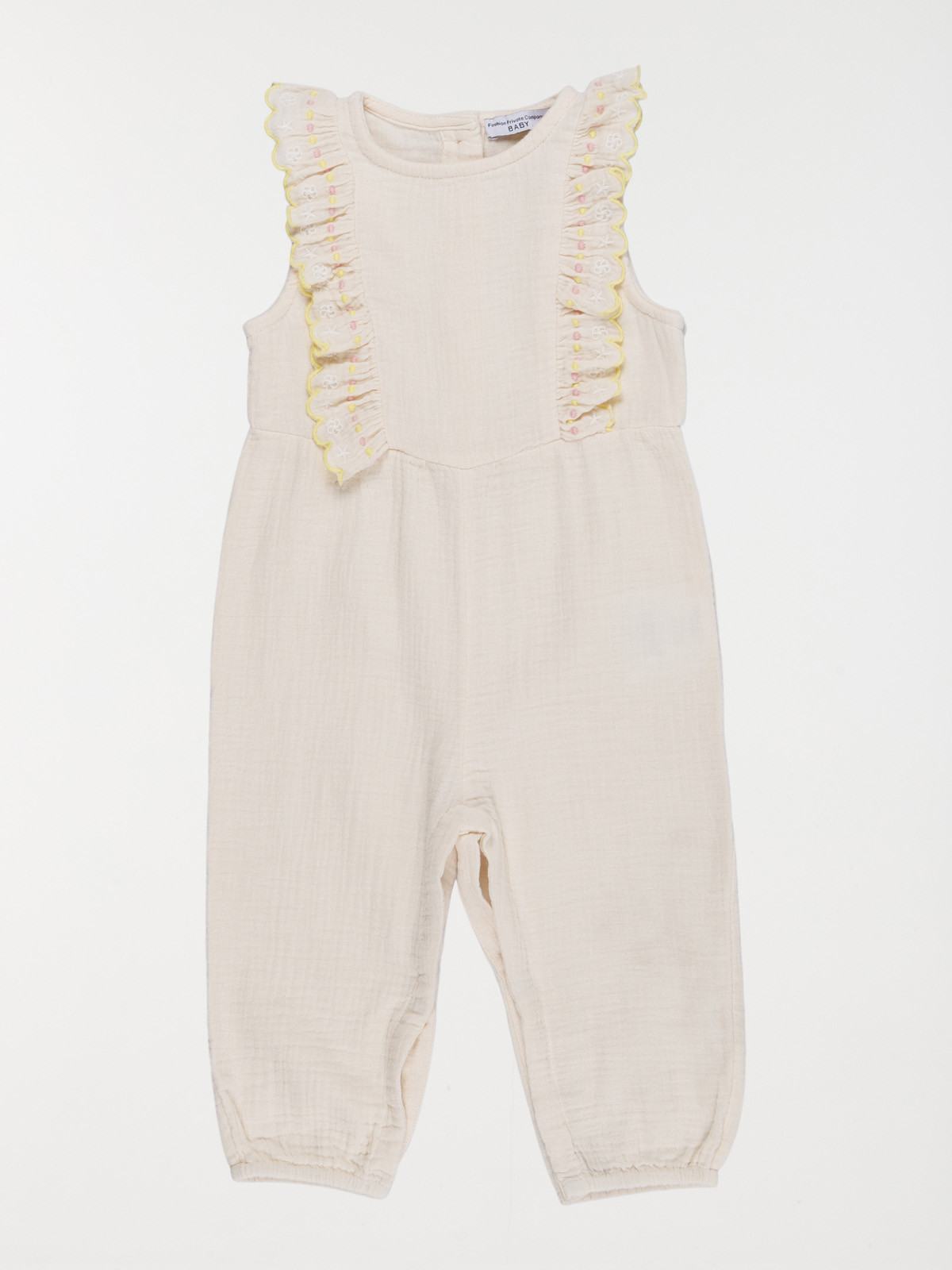 Combinaison broderies fille (3-36M)