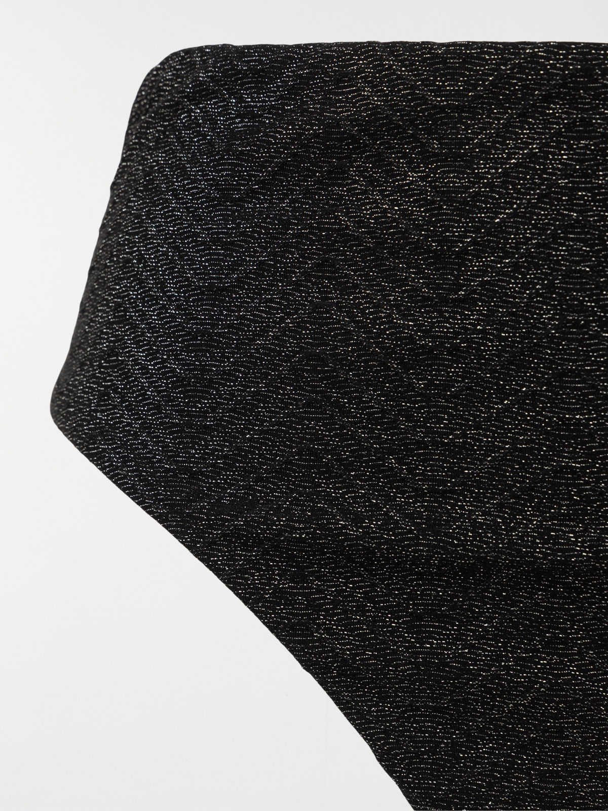 Bas maillot de bain noir brillant femme