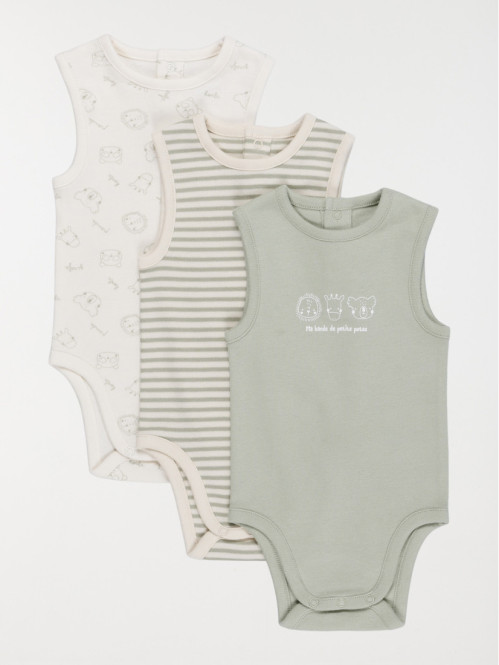 Lot de body pour garçon...