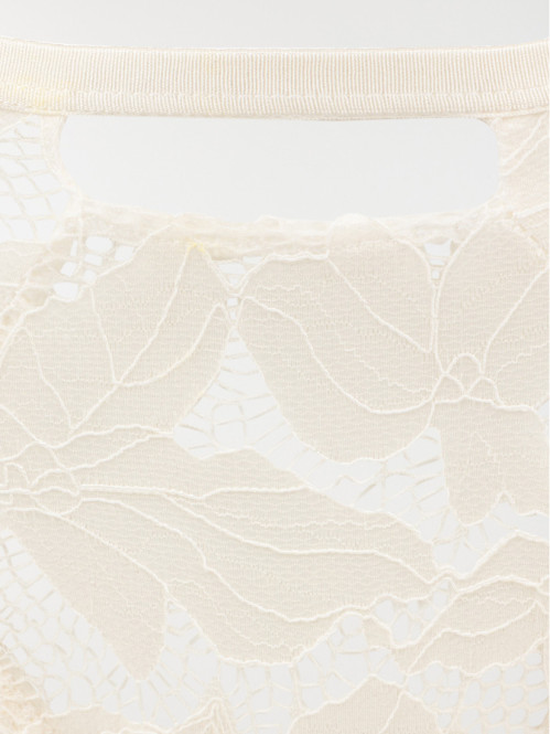 Tanga dentelle milky femme...