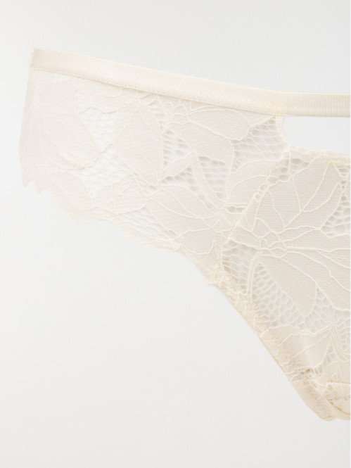 Tanga dentelle milky femme...