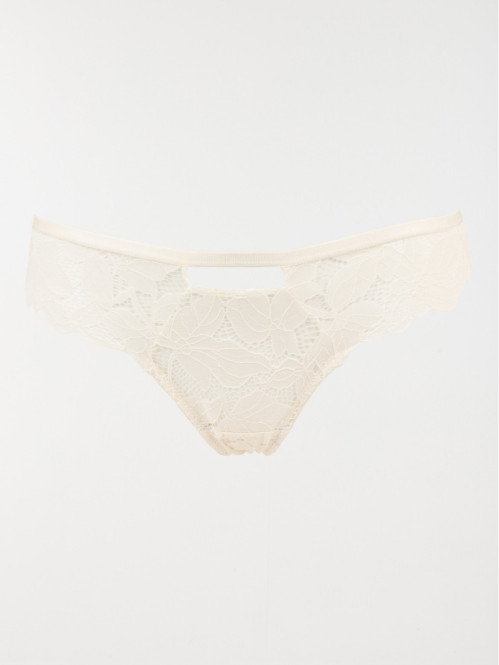 Tanga dentelle milky femme...