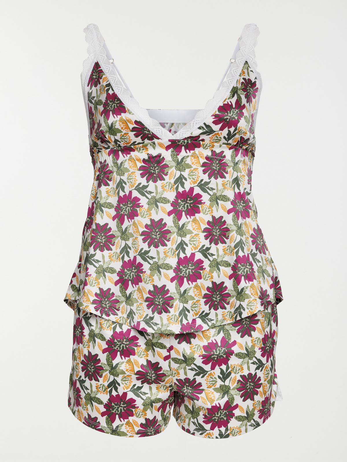 Pyjashort imprimé grande taille femme