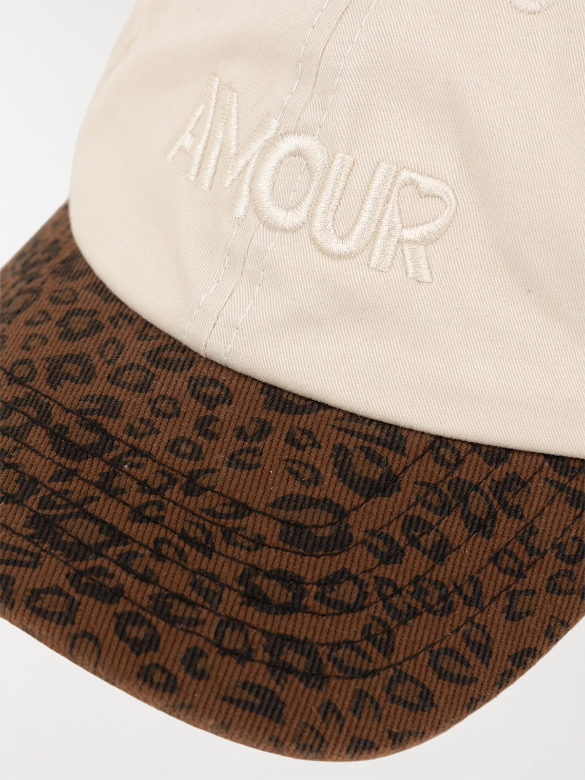 Casquette visière léopard femme