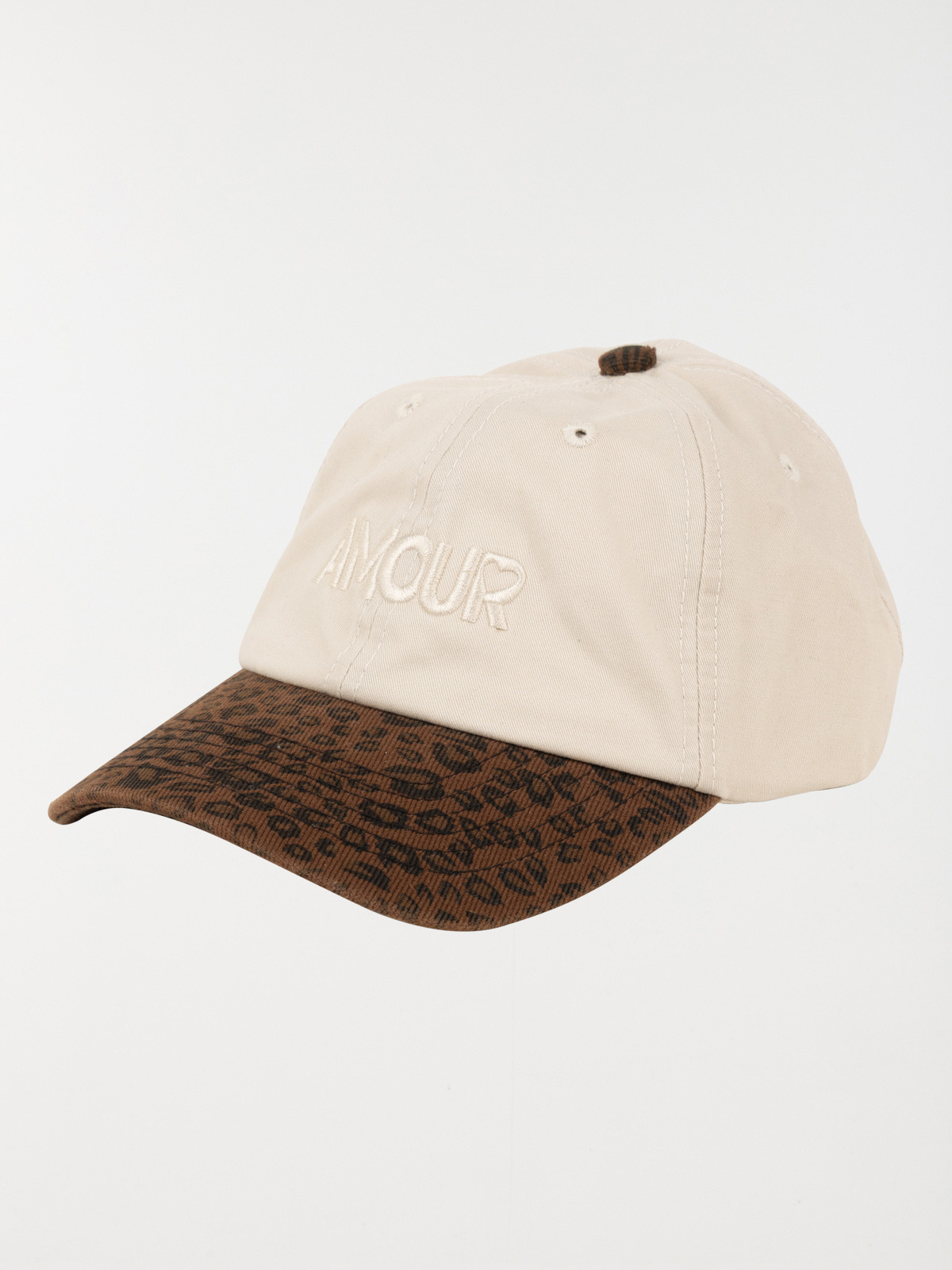 Casquette visière léopard femme
