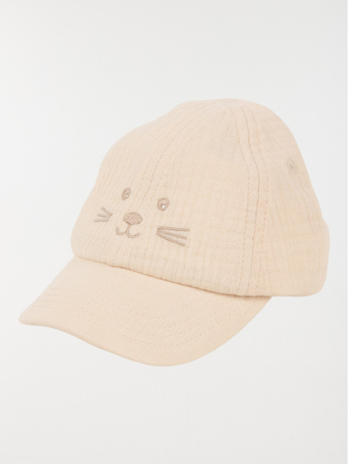 Casquette broderie tête...