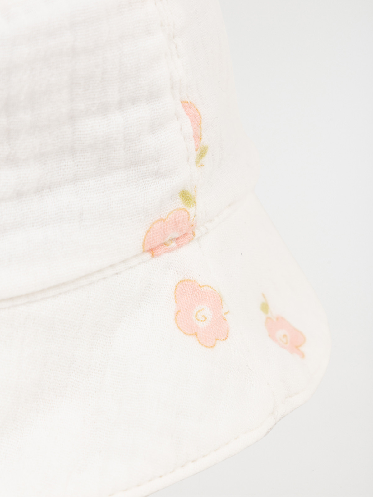 Bob écru double gaze de coton fille