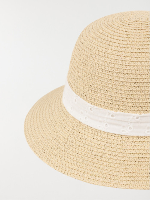 Chapeau paille broderie...