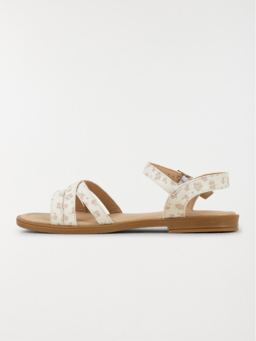 Sandales fleuries fille...