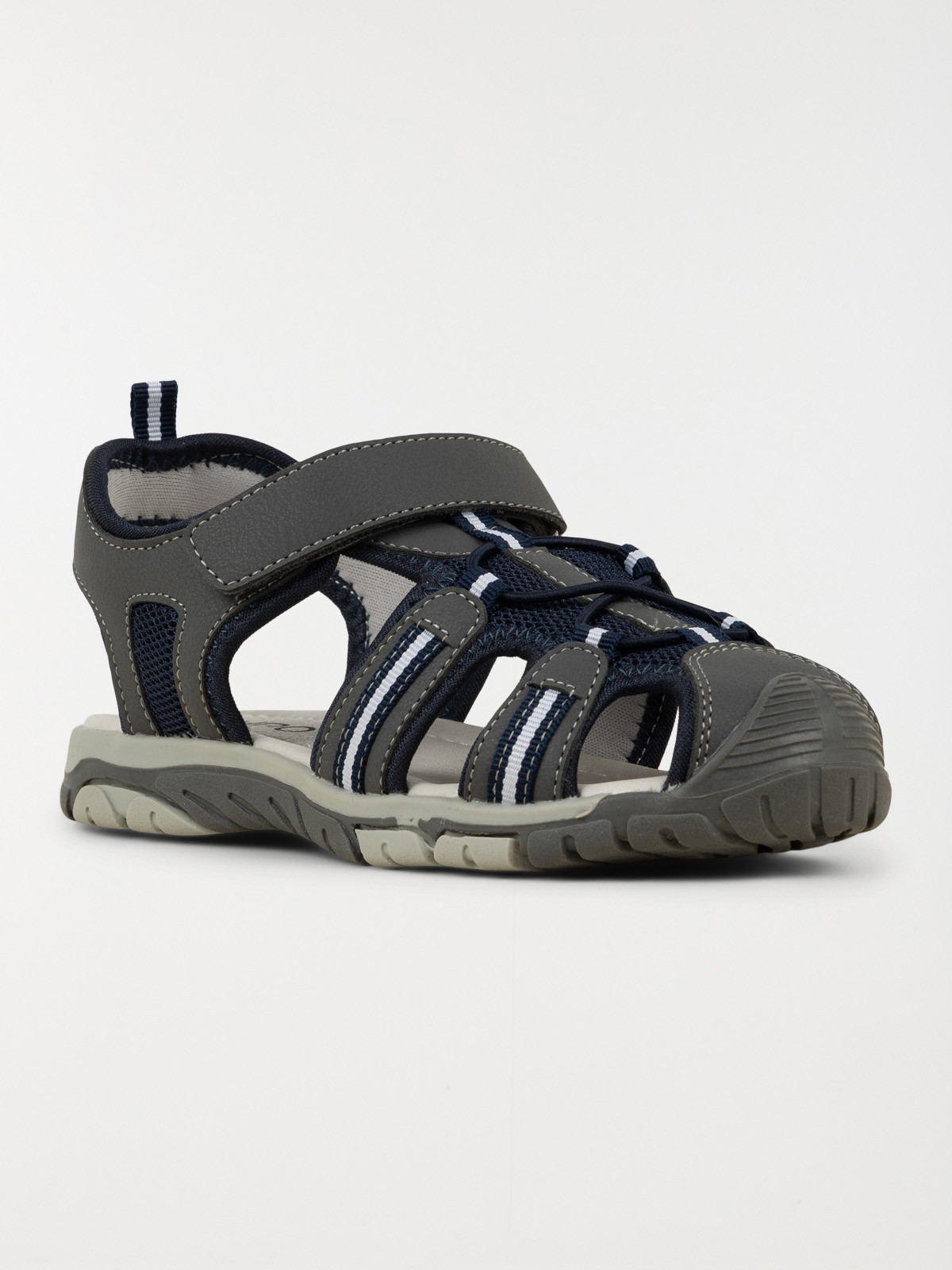 Sandale coloris gris garçon (24-30) Sandale coloris gris garçon (24-30)