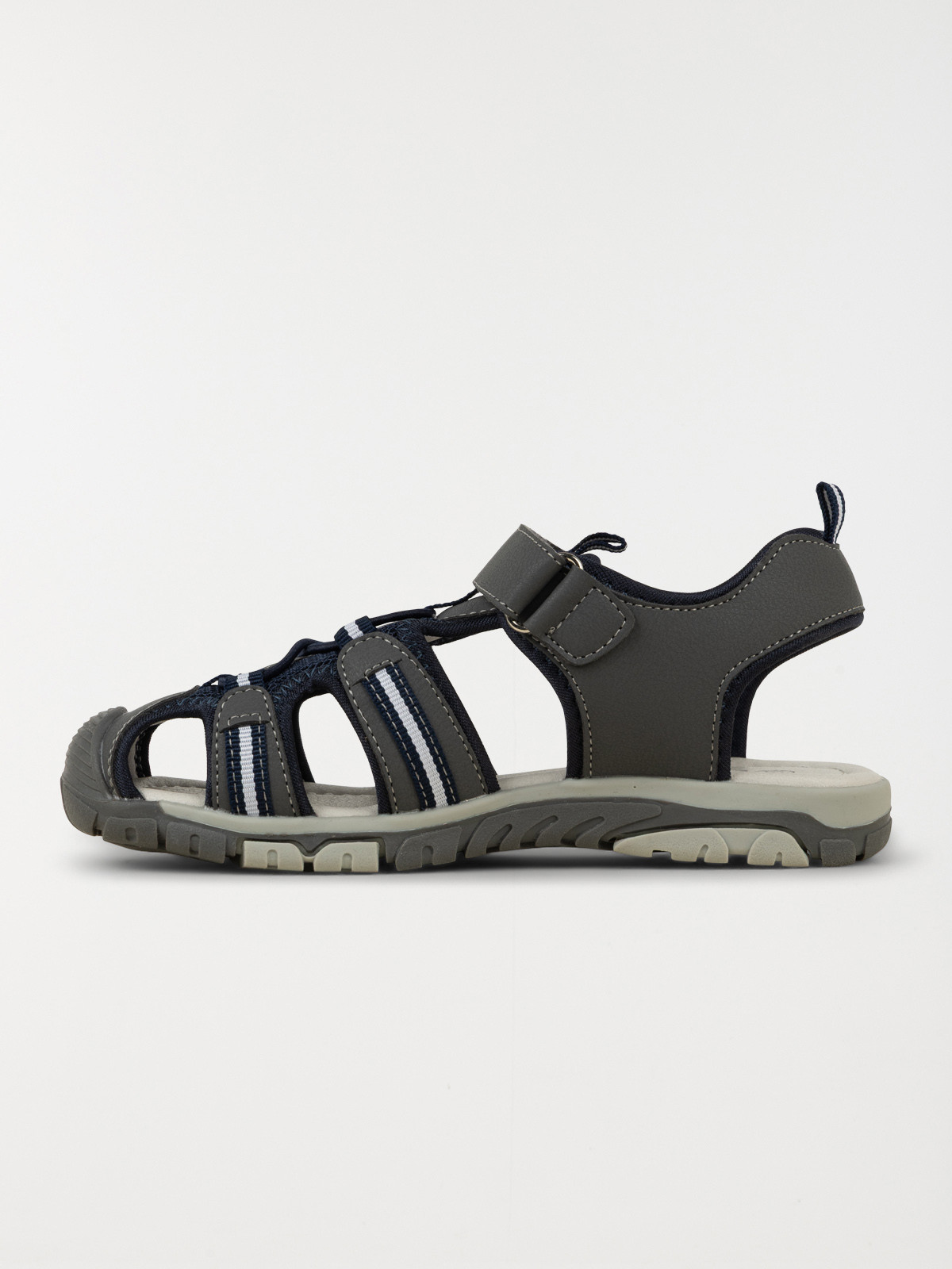 Sandale coloris gris garçon (24-30) Sandale coloris gris garçon (24-30)