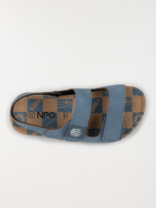 Sandales coloris bleu...