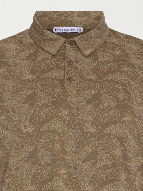 Polo motif tropical grande...