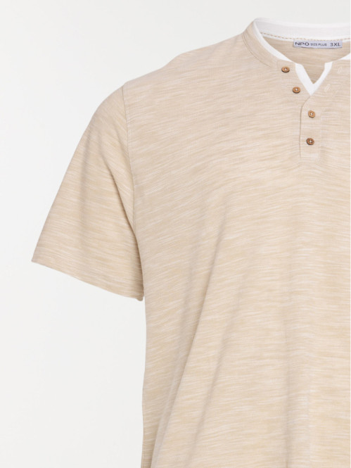 T-shirt col rond grande...