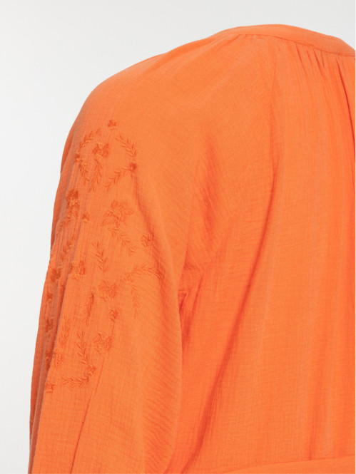 Robe broderies femme grande...