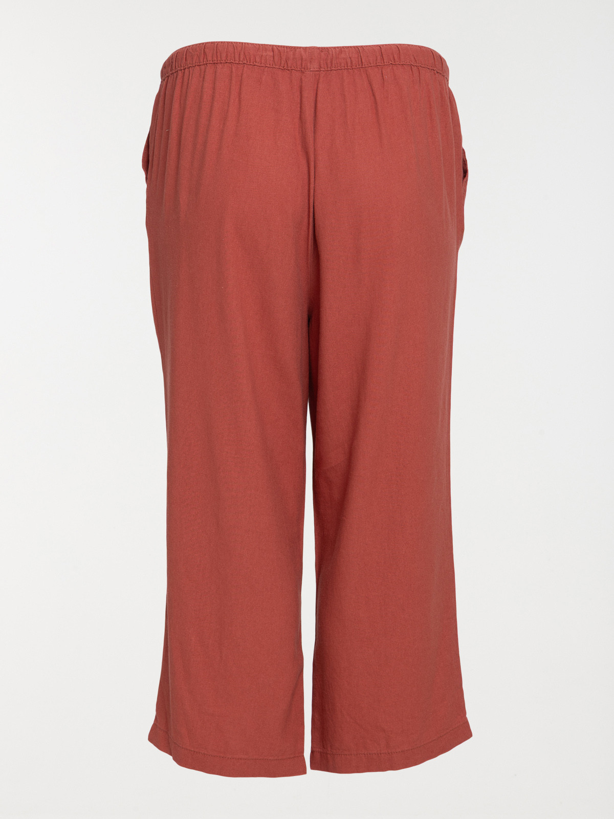 Pantacourt marsala grande taille femme Pantacourt marsala grande taille femme