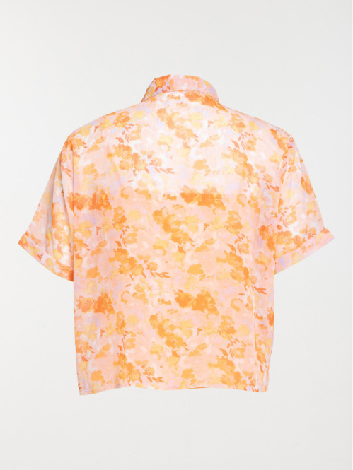 Chemise voile fleuri grande...