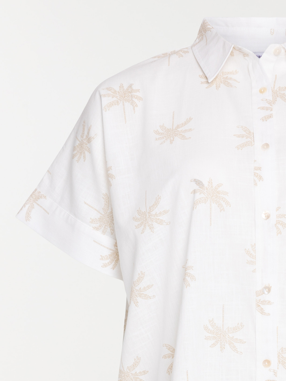 Chemise palmiers grande taille femme