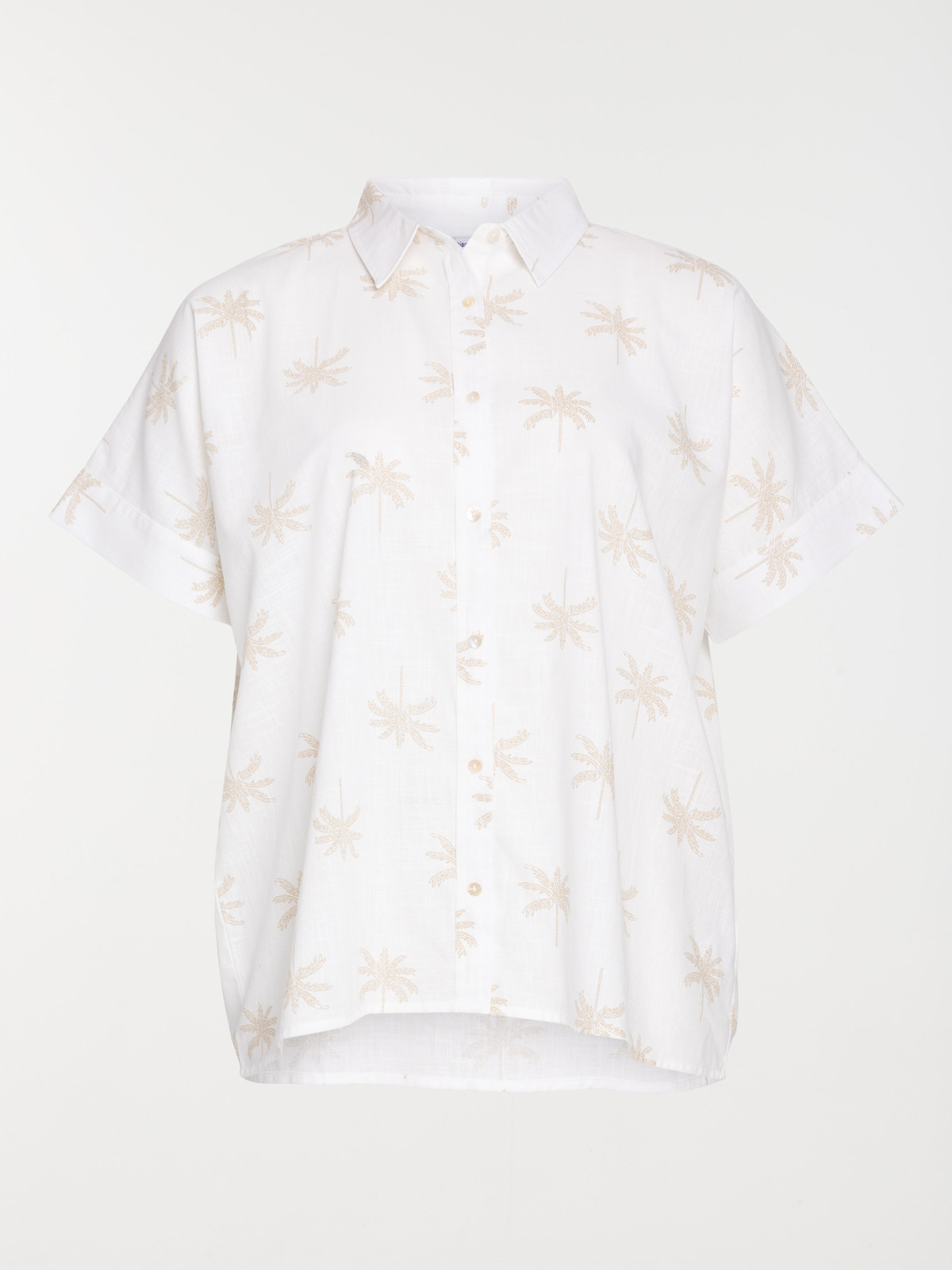 Chemise palmiers grande taille femme