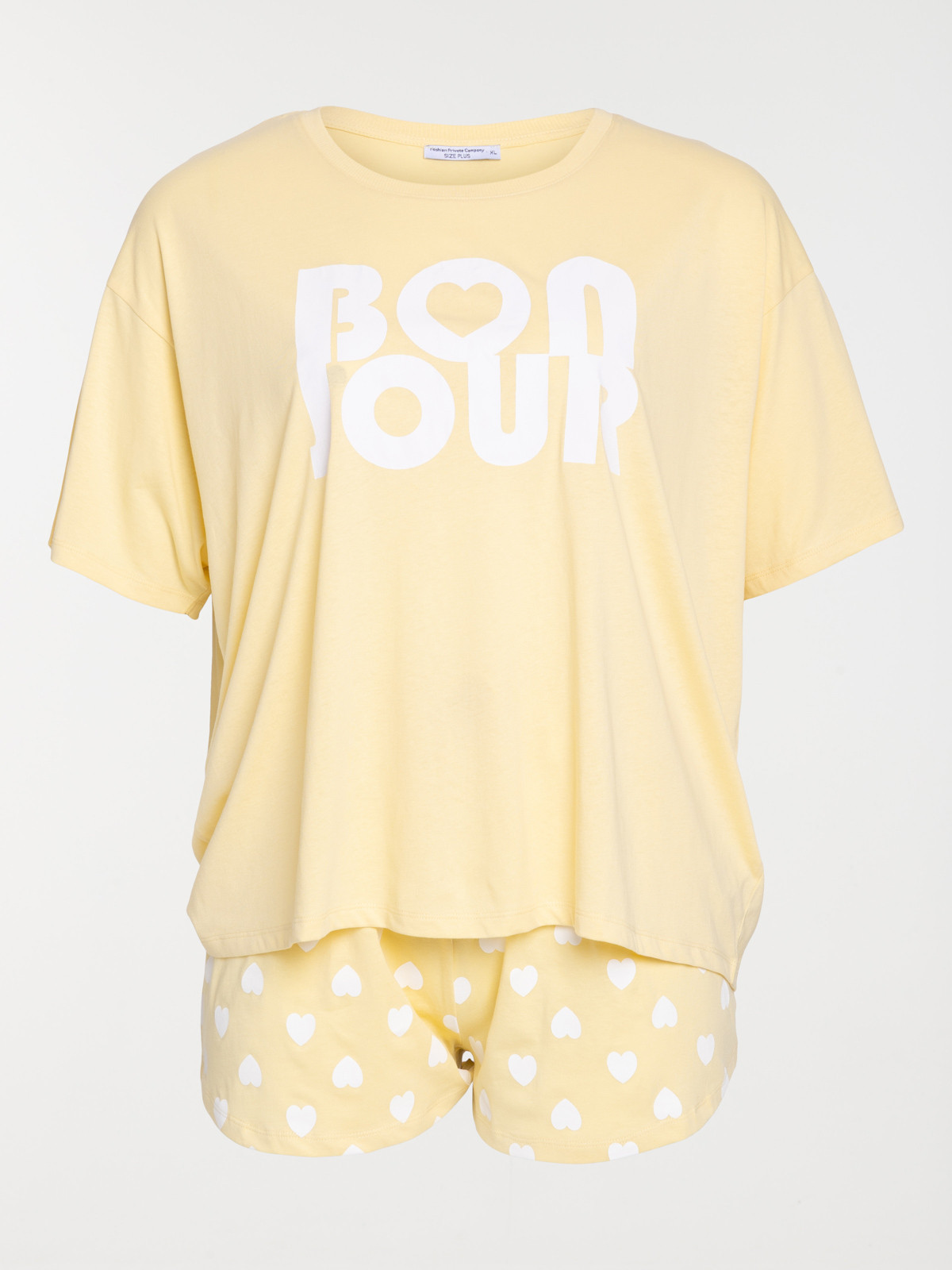 Pyjashort bonjour grande taille femme Pyjashort bonjour grande taille femme