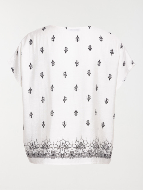 Blouse col rond grande...