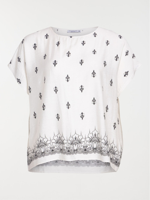 Blouse col rond grande...