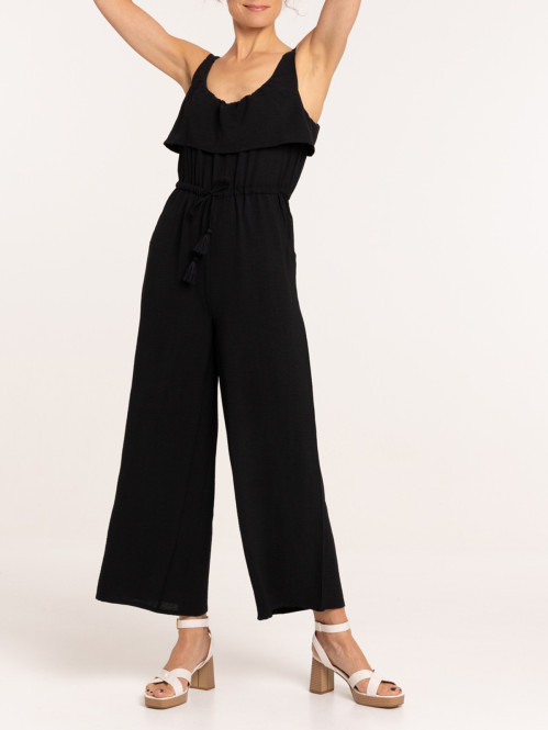 Combipantalon noir femme