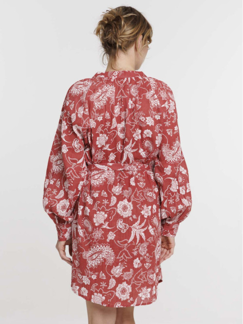 Robe chemise imprimée...