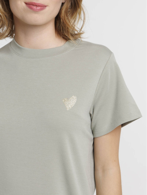 Robe femme motif coeur doré Robe femme motif coeur doré