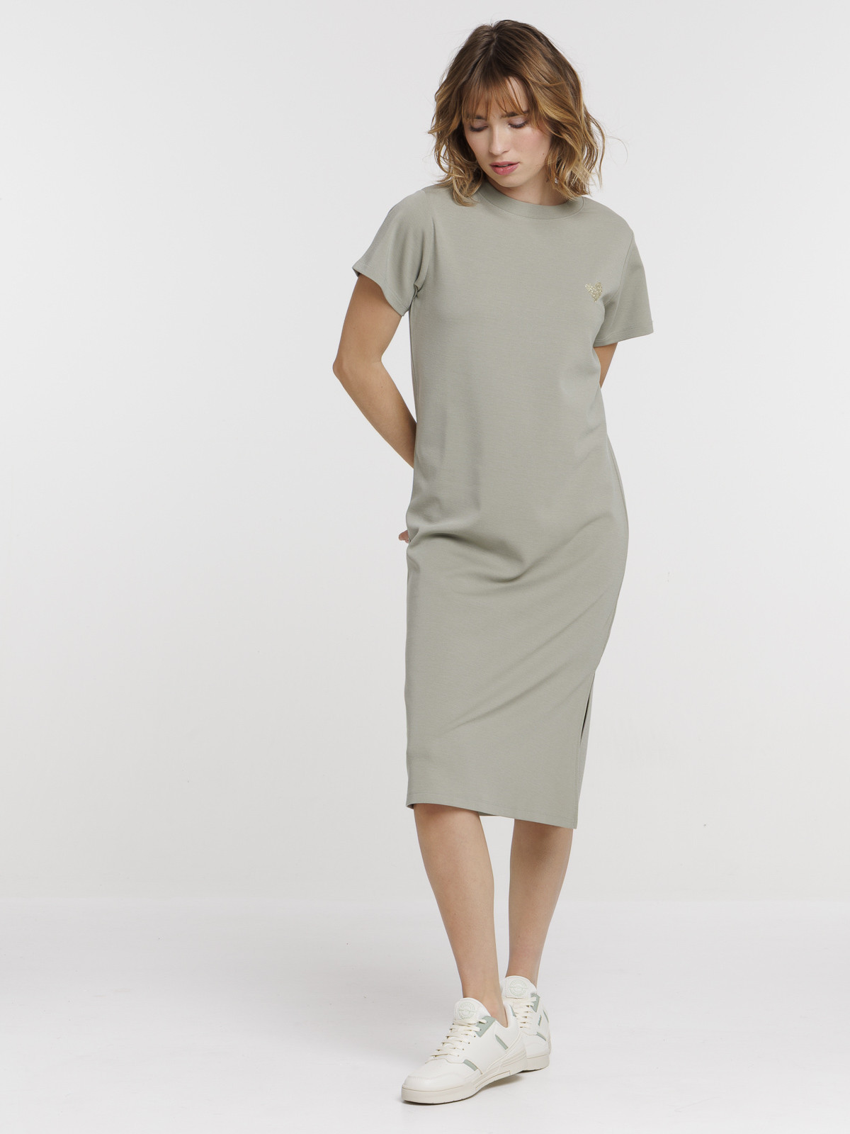 Robe femme motif coeur doré Robe femme motif coeur doré