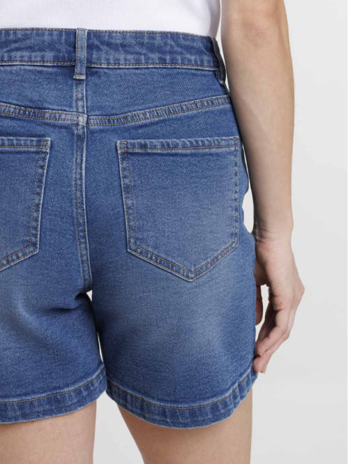 Short en jean stone femme