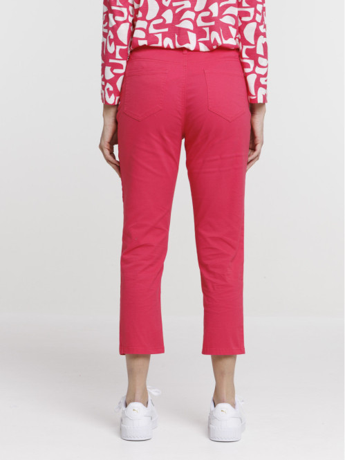 Pantacourt skinny rose fiesta femme Pantacourt skinny rose fiesta femme