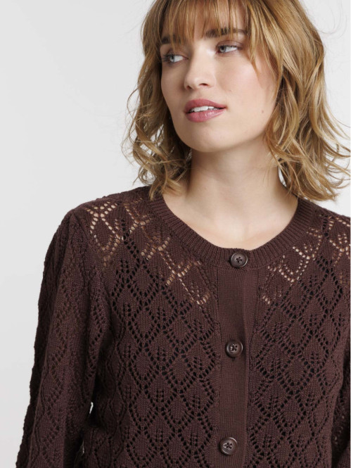 Gilet boutonné motifs...