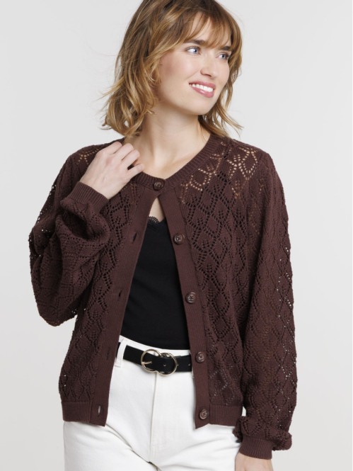 Gilet boutonné motifs...