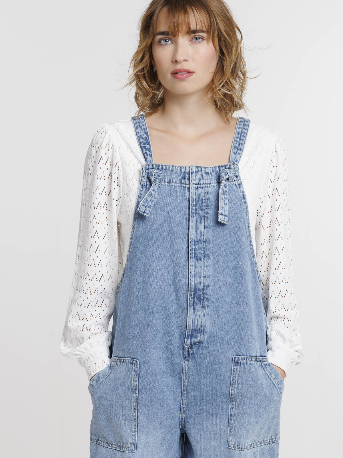 Salopette femme longue double stone