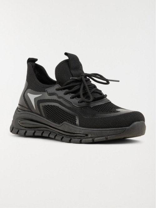 Baskets de sport noires homme (40-46)
