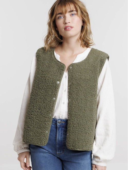 Gilet sans manches tilleul...