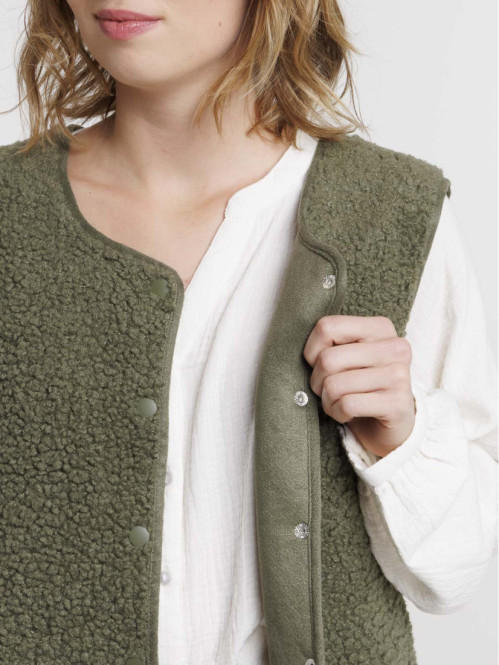 Gilet sans manches tilleul...