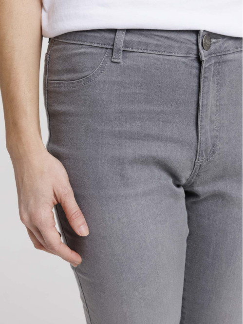 Jean skinny basique gris femme