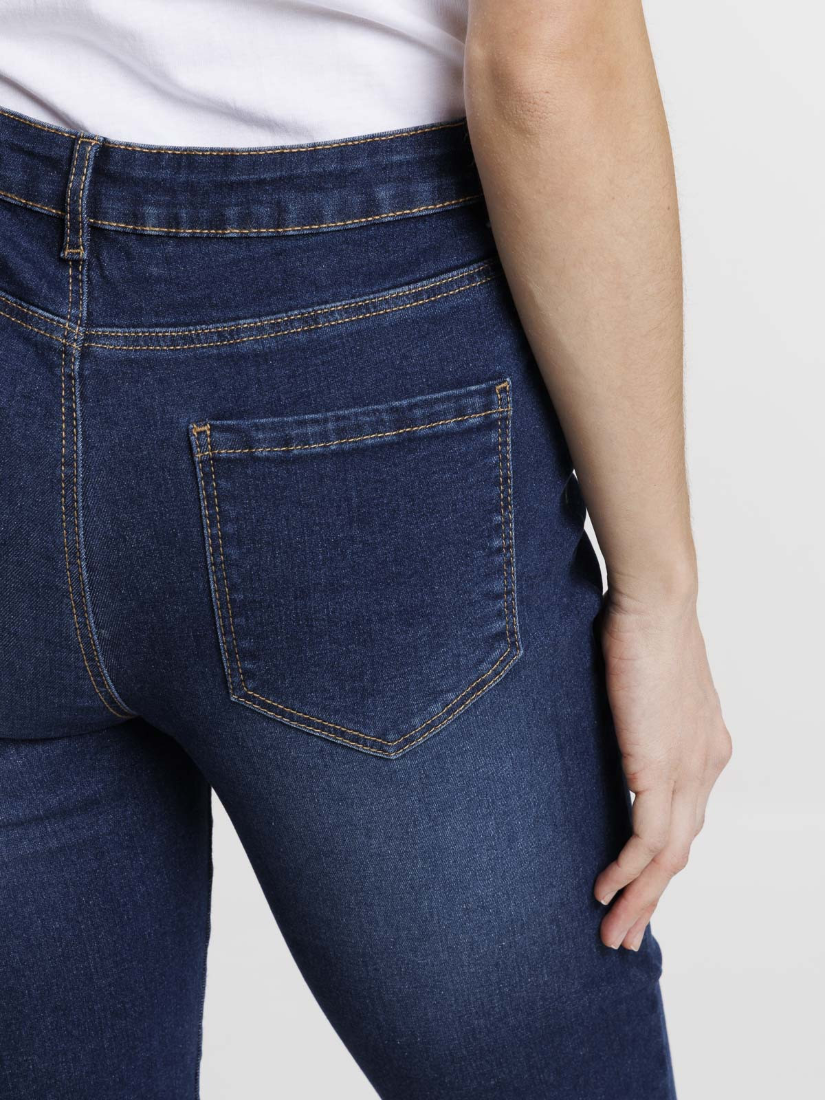 Jean bootcut brut femme